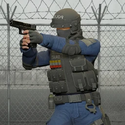 Symbol von Polizeischieße Swat Force